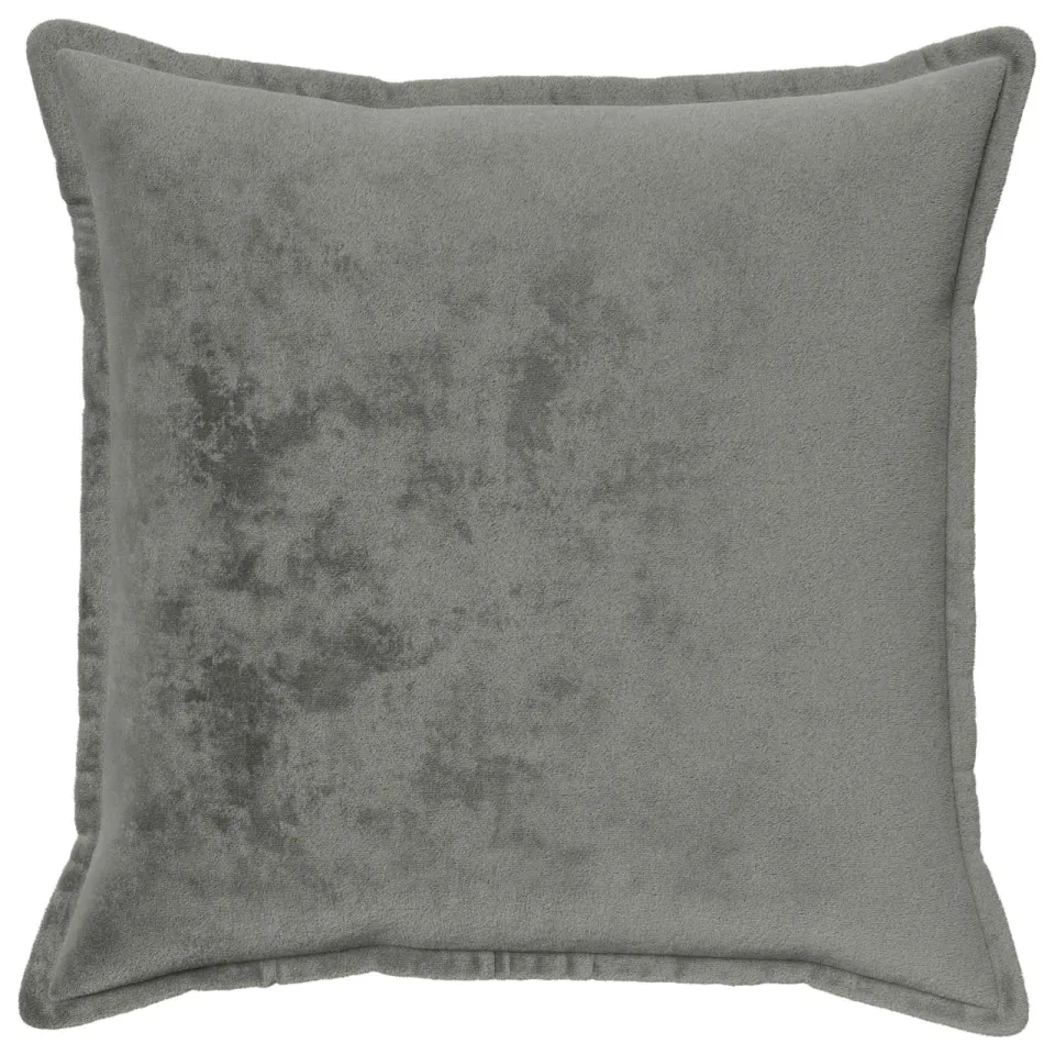 vidaXL Kussensloop 6 st HOUTEN Donkergrijs 65 x 65 cm Flanel