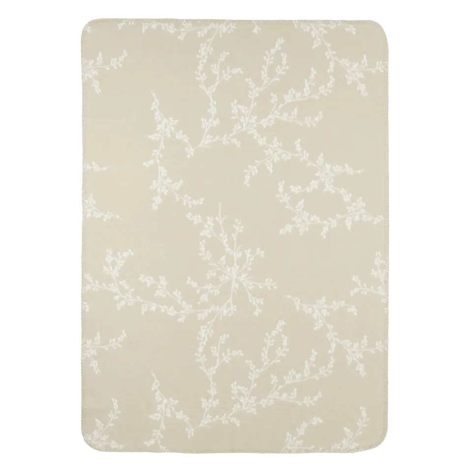 Meyco ledikantdeken Branches beige, foto 3
