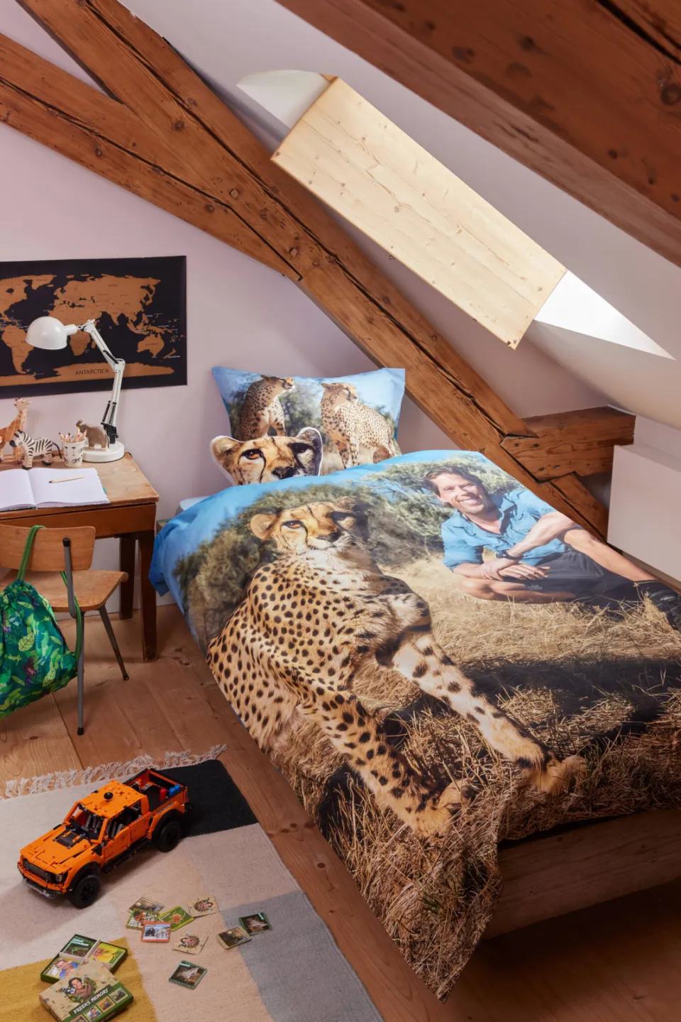 Freek Vonk Beddinghouse kids katoenen dekbedovertrek 1 persoons (140x200 cm) multi, foto 4