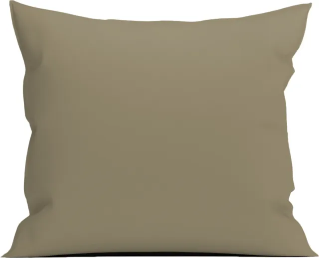 Yellow Percale Kussensloop - Natural - 80x80cm - Natural