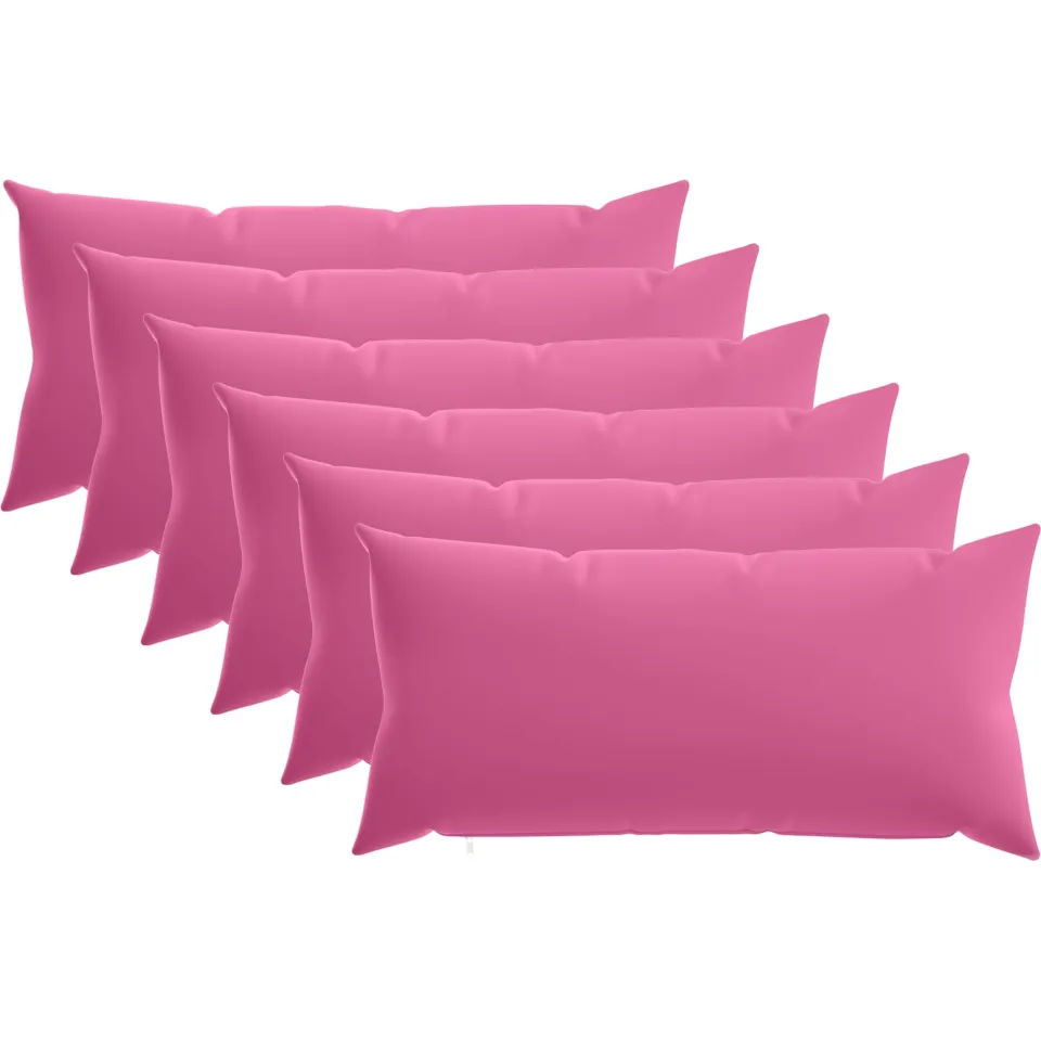 vidaXL Kussensloop 6 st HEERLEN Roze 40 x 70 cm Polyester, foto 3