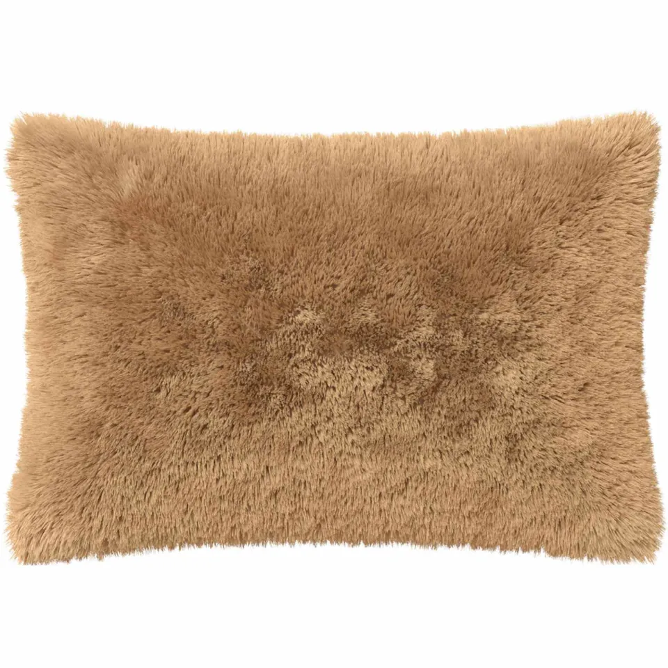 vidaXL Kussensloop 6 st HEERLEN Taupe 50 x 80 cm PV Fleece