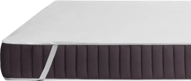 ARBASCASS Waterdichte Matrasbeschermer 200x200 cm - Katoenen Oppervlak - Ademend - Antibacteriëel - Wit