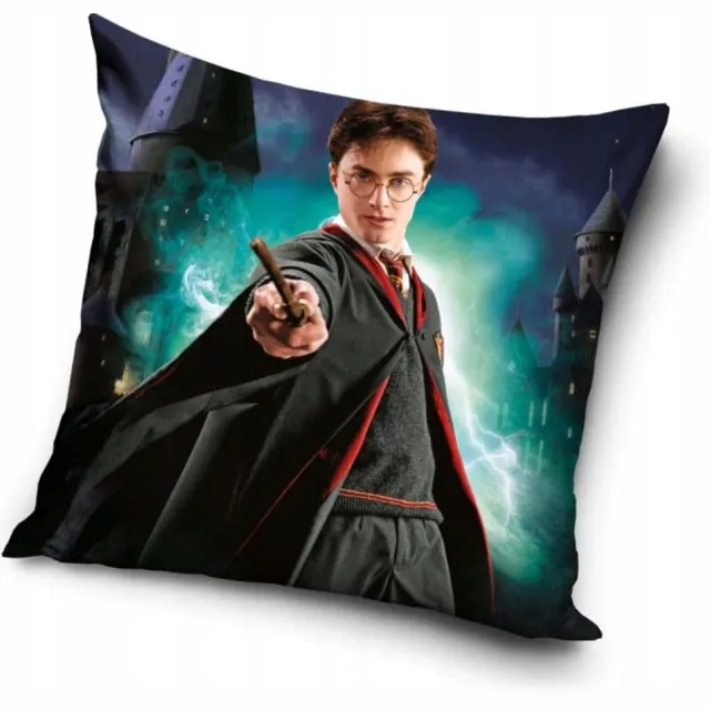 Harry Potter Kussensloop 40x40 cm - Zachte Velvet met Rits Multicolor