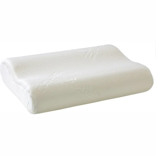 Hoofdkussen Ergo Visco-elastisch Schuim 52x42cm - Emob - Hoofdkussens - Wit