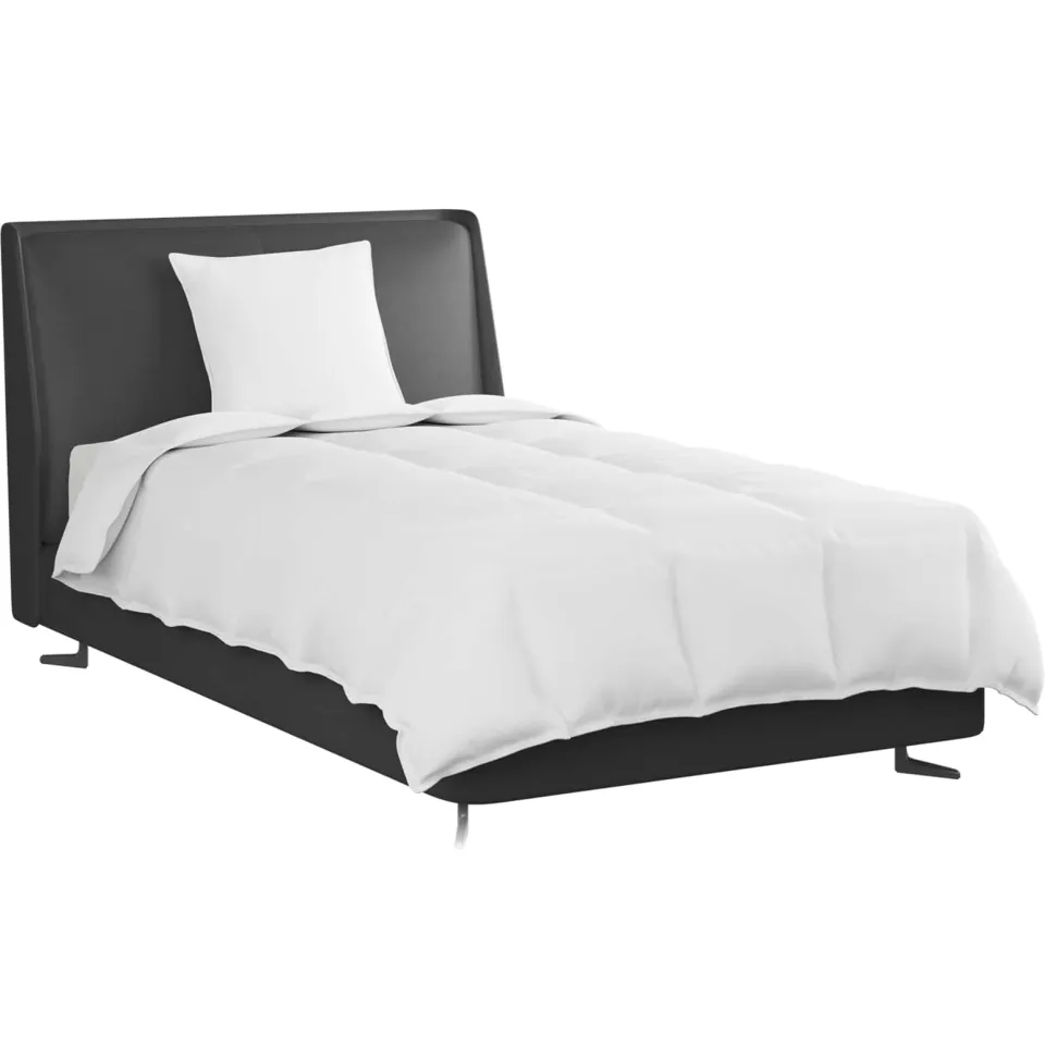vidaXL 2-in-1 Dekbed met kussen 2 st Wit Donsveertjes, foto 2