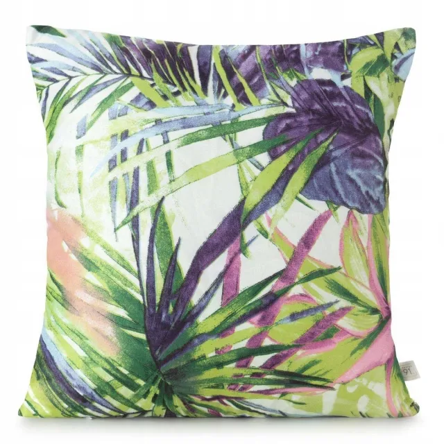Eurofirany ROMMY Sierkussenhoes 40x40 cm - Botanische bladers Multicolor