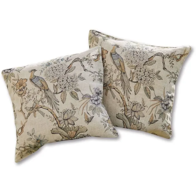 Loberon Kussenhoes set van 2 Lorry beige