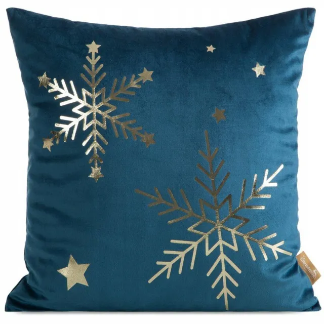 Eurofirany Kerssssenoes 45x45cm Blau Blaw Snoewfloween Rits Blauw