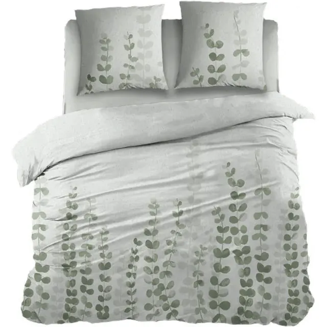 Sleepnight Dekbedovertrek Katoen Rob - 240 x 200/220 cm + 2 kussenslopen - [Groen]