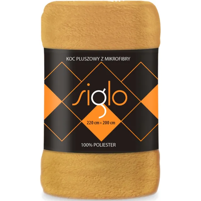Faro Fleece deken 220 x 200 cm (Geel) (polyester)