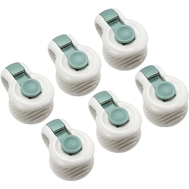 VHV Dekbedclips - Antislip dekbedklemmen - Hoeslaken hoekclips - Voor dekbed, laken en beddengoed - Set van 6 - Groen