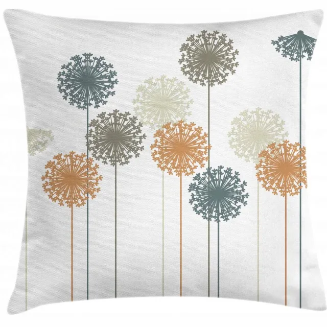ABAKUHAUS paardenbloem kussenhoes – 60x60 cm – Tweezijdig bedrukt, wasbaar Mehrfarbig