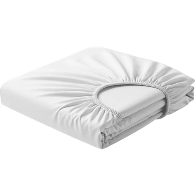 Dreamers Den Hoeslaken TENCEL™ Lyocell - Wit - 90 x 200 cm