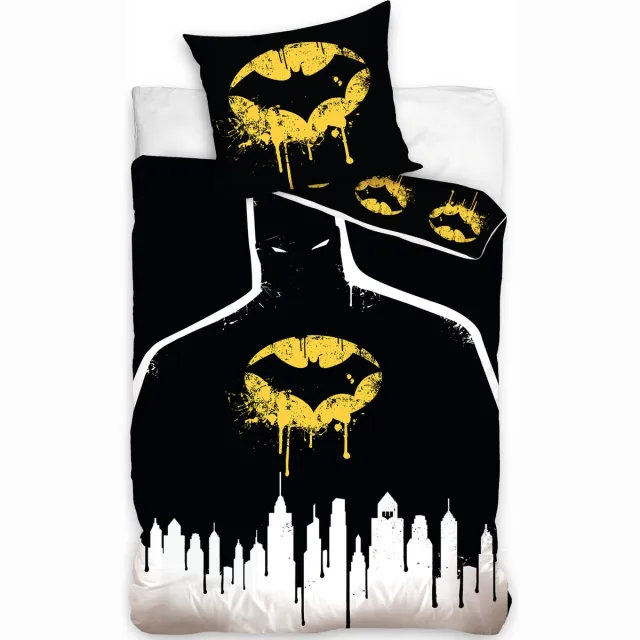 Batman Dekbedovertrek Dark - 140 x 200 cm Zwart