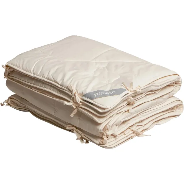 Yumeko dekbed wol 4-seizoenen 260x220 - Biologisch & ecologisch ecru