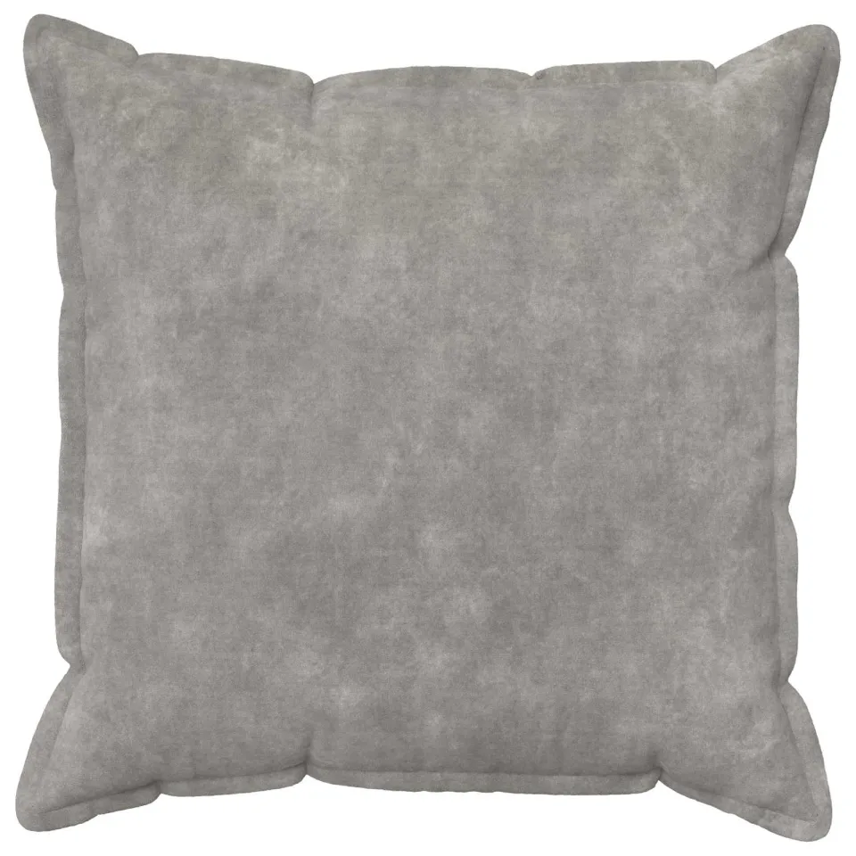 vidaXL Kussensloop 6 st HOUTEN Lichtgrijs 55 x 55 cm Microfiber Fleece, foto 2