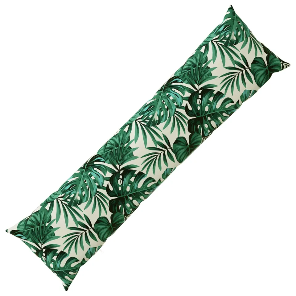 vidaXL Kussensloop HEERLEN Bladpatroon 40 x 145 cm Polyester groen, foto 3