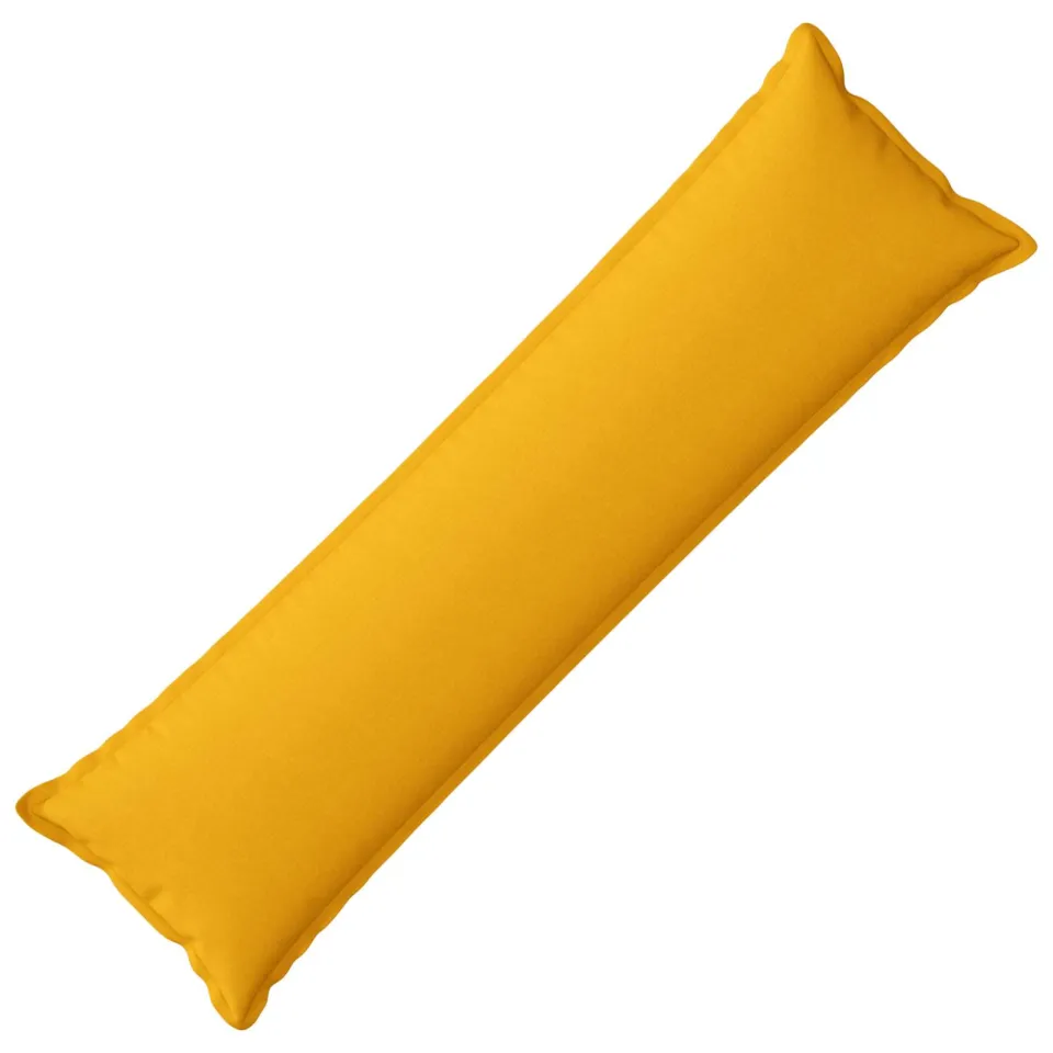 vidaXL Kussensloop HOUTEN Lichtgeel 40 x 145 cm Faux Linnen geel, foto 3