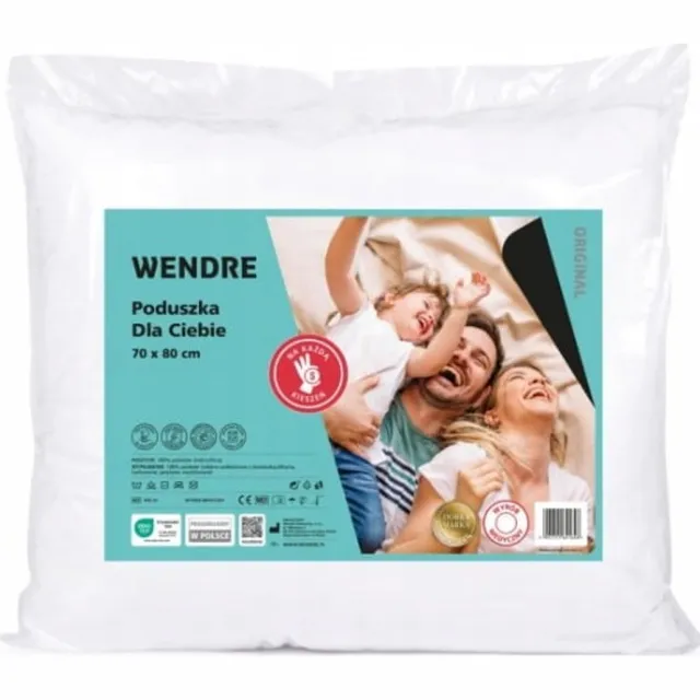 wendre Poduszka dla Ciebie - Medisch Antiallergisch Kussen - 50x60 cm - Wit