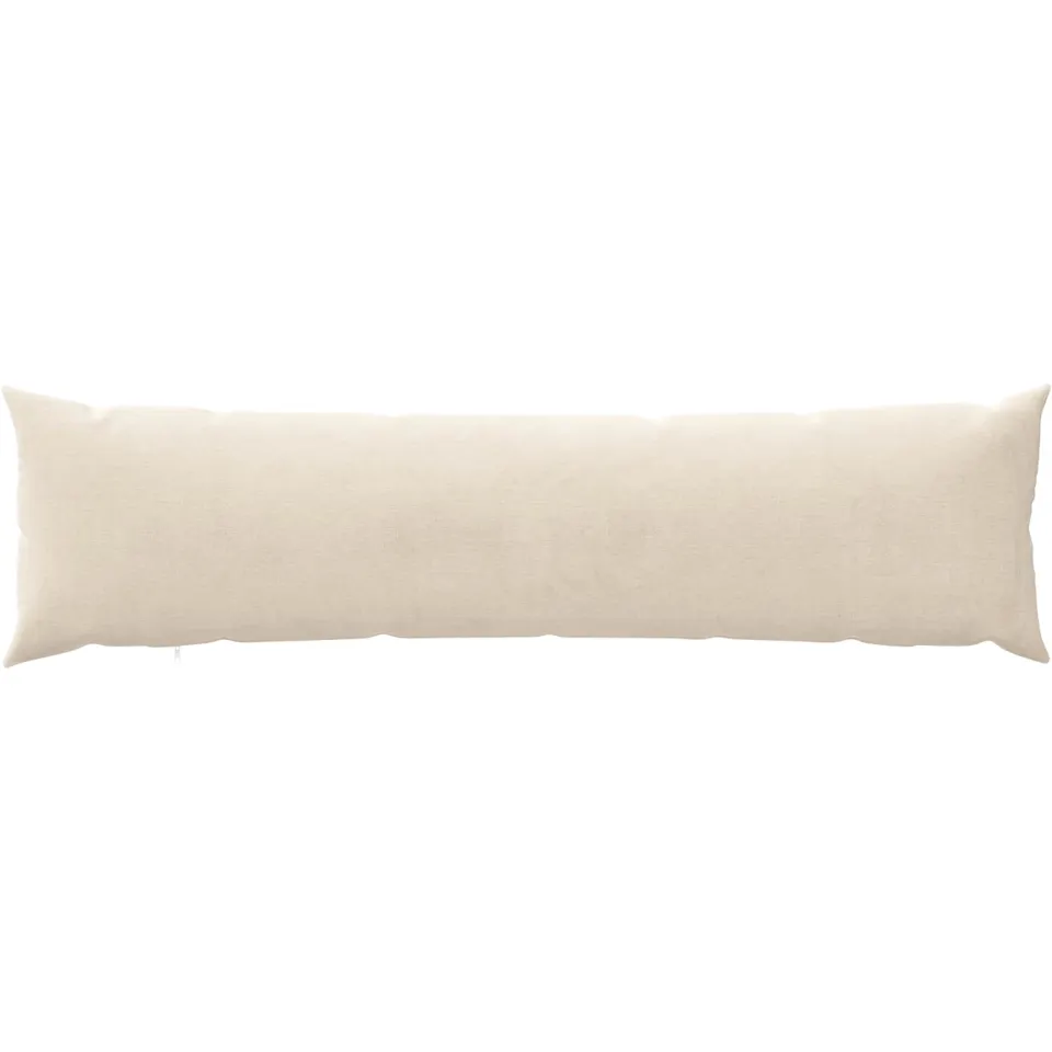 vidaXL Kussensloop 2 st HEERLEN Crèmekleurig 40 x 145 cm Chenille Stof, foto 4