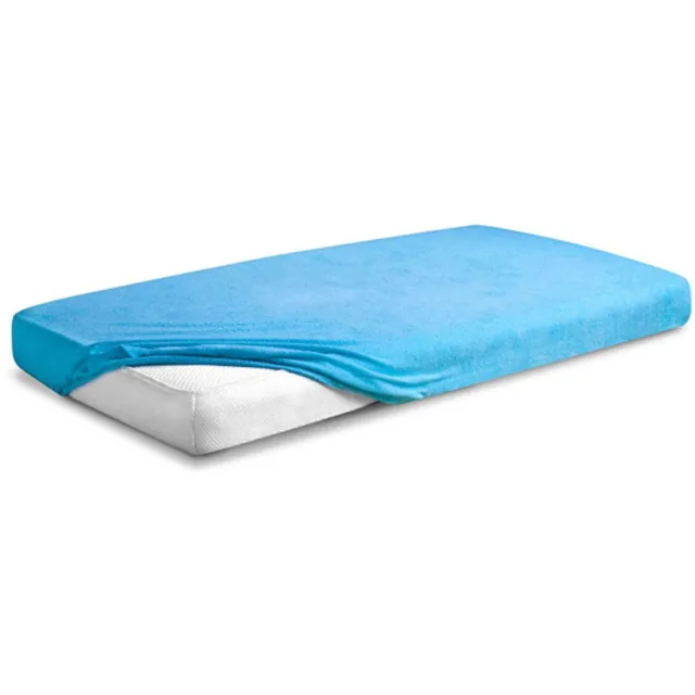 Matex Serie - Premium Frotte Hoeslaken - 110x190/120x200 cm - Turkis