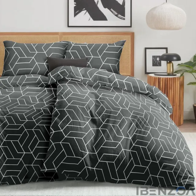 Ibenzoa Dekbedovertrekset - Geometrisch Patroon - Microvezel