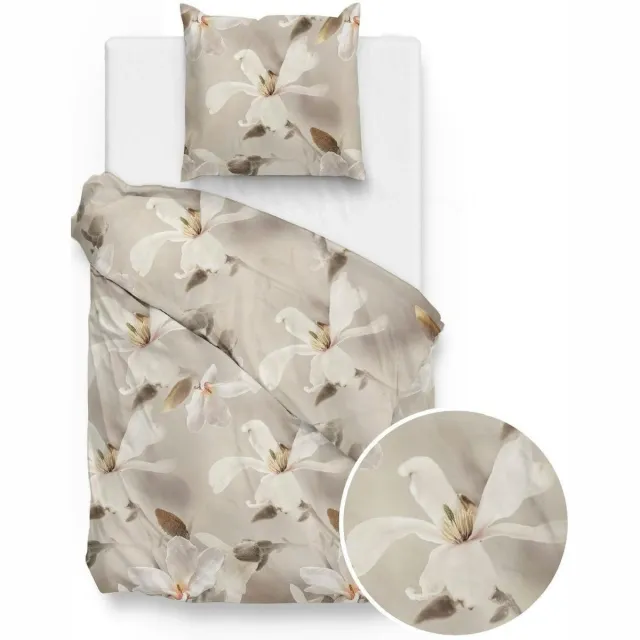 Zo! Home ZoHome Dani Dekbedovertrek - Taupe Grey