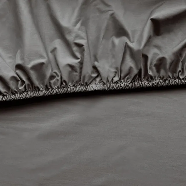 kayori Kiyo Topper Hoeslaken Tencel - 100x200-210cm - Rondom Elastiek - Verkoelend - Antracite