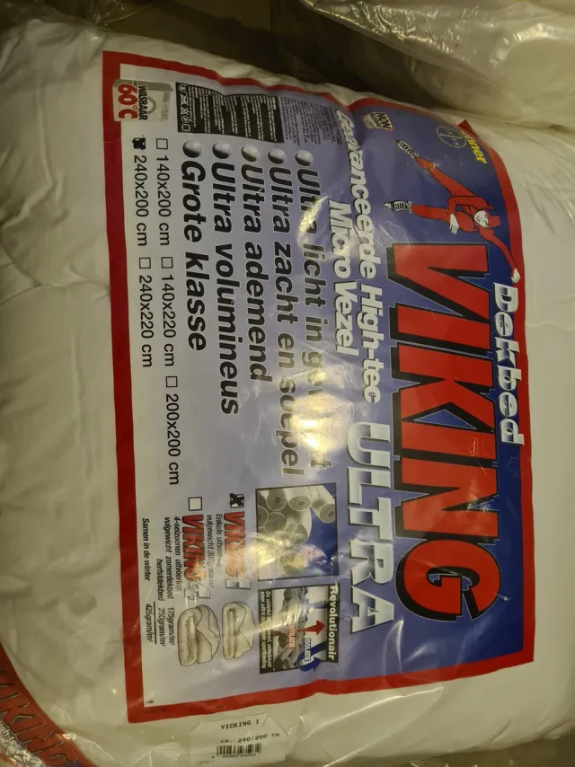 Viking Dekbed 240 x 200 cm enkele uitvoering Wit