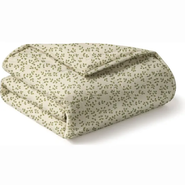 Walra Dekbed zonder overtrek Dancing Twigs - 140x200 - 100% Katoen (BCI) - Groen