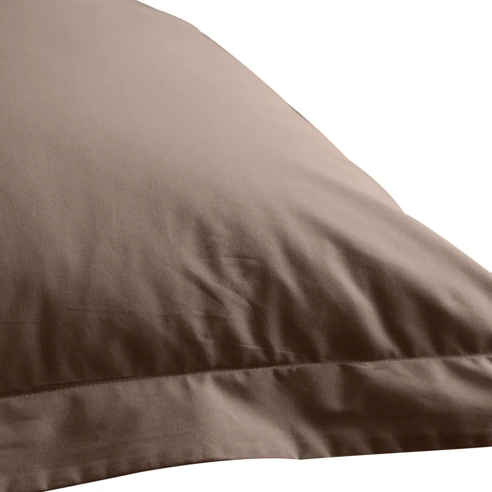 Studio LIVIT percale kussensloop donkerbruin, foto 4