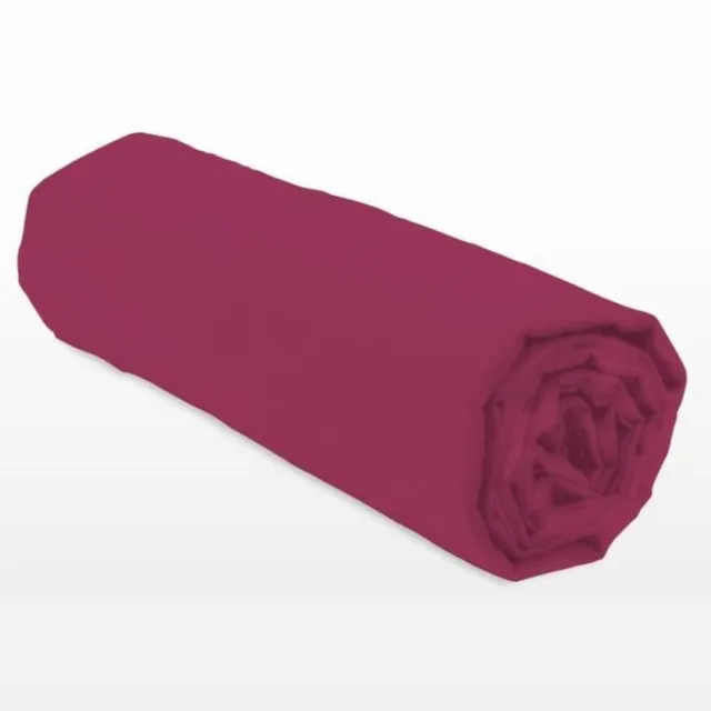 LOVELY HOME Hoeslaken - LOVELY HOME - LH71610 - 180 x 200 + 30 cm - Fuchsia