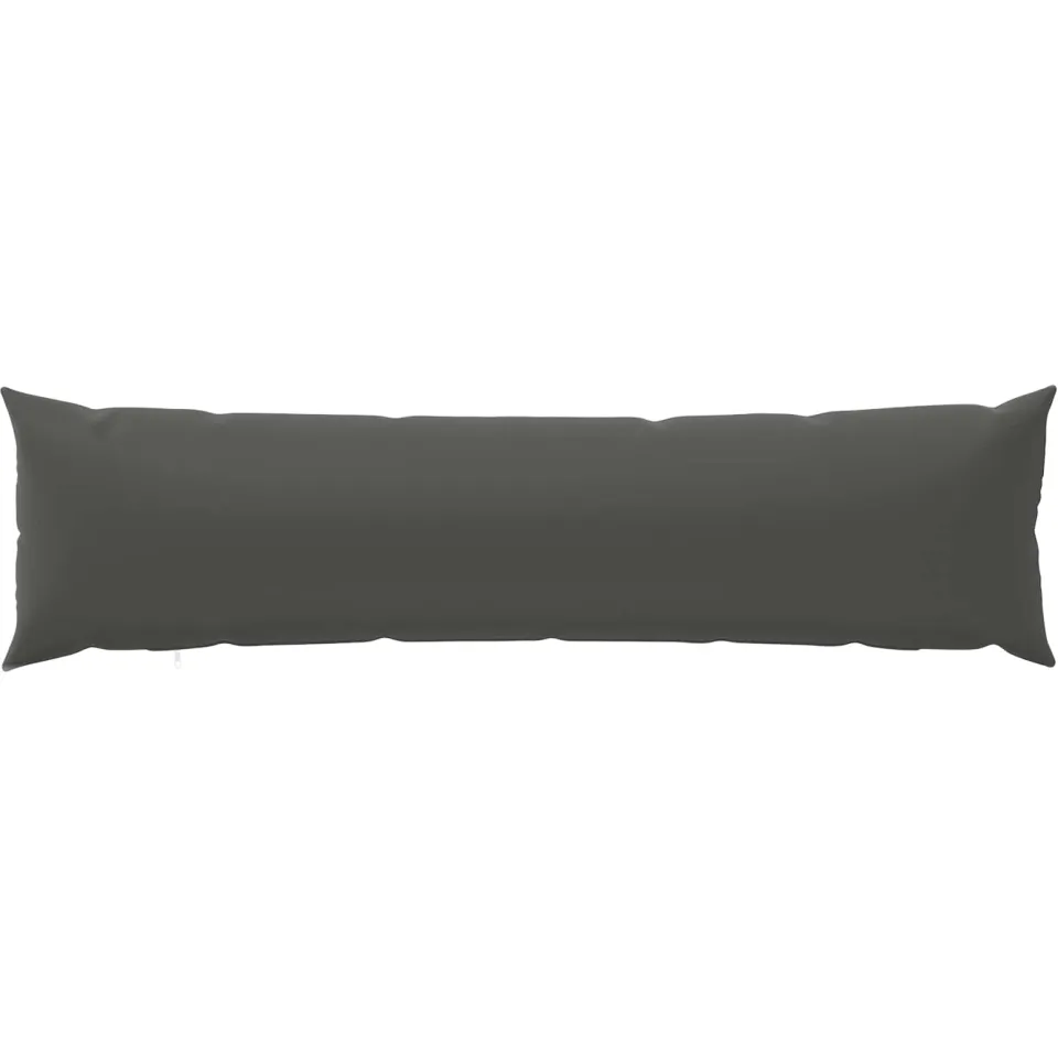 vidaXL Kussensloop 2 st HEERLEN Antraciet 40 x 145 cm Polyester Anthraciet