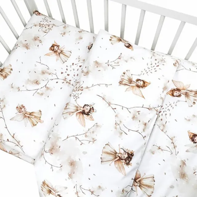 Zavelo Peuter Dekbedovertrek Fairy Beige Beige - Fairy