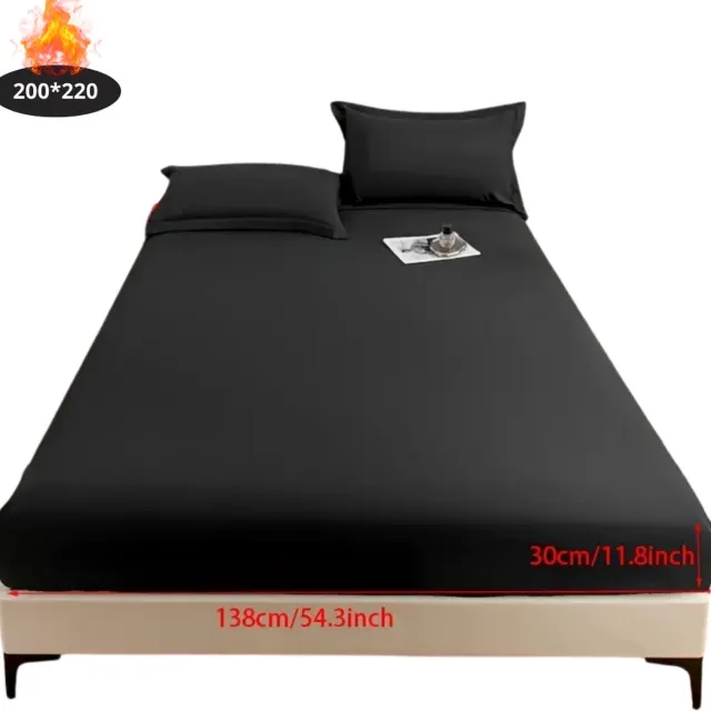 Nivard Waterdicht Hoeslaken - Beddengoed - Fitted Sheet - Bed - Zwart 200x220