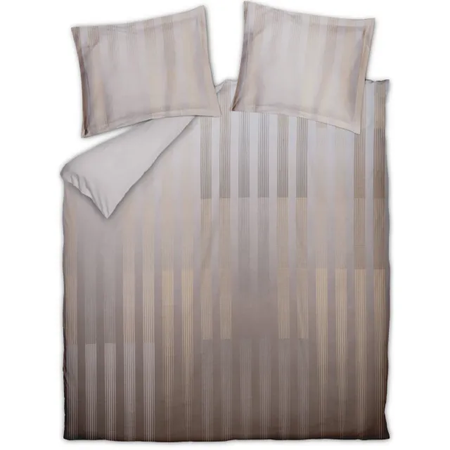 Vandyck Softline katoen-satijnen dekbedovertrek beige Multi