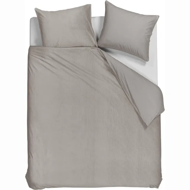 Riviera Maison Rivièra Maison - Cecelia dekbedovertrek - Tweepersoons - 200x200/220 cm - Zand
