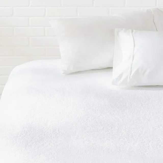 CoverMore Bamboe Matrasbeschermer 140x200 - Waterdicht - Hypoallergeen - Antibacterieel - Rondom Elastiek - Waterdichte Matras Beschermer - Incontinentie Matrashoes - Matrasbeschermers - Hoeslaken - Molton - 140 x 200 CM - Wit