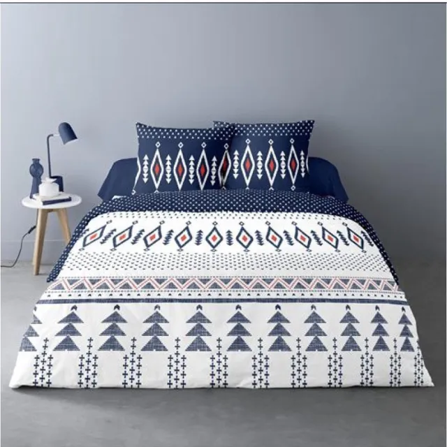 Better Nights 2-Persoonsdekbedovertrek Dimi 240x220 cm- met 2 kussens 65x65 cm- 100% katoen wit