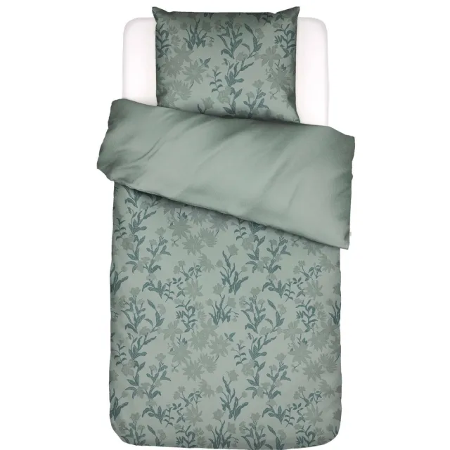 Essenza Claudine dekbedovertrek dusty teal