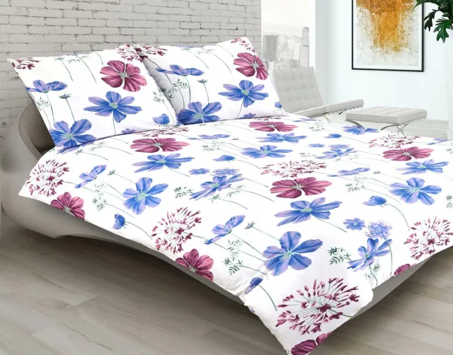 Matex Premium katoenen bedovertrek - Bloesem Multicolor