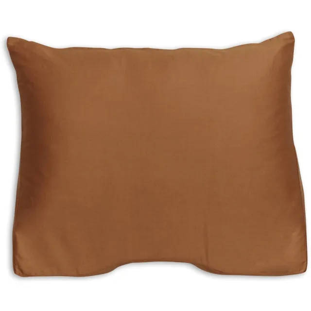 Silvana Support Satin Shoulder Contour kussensloop voor medium-stevig kussen - Steenrood - 60x60/70
