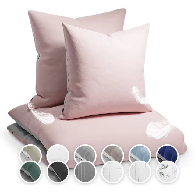 Sleepwise Beddengoed , Microvezel beddengoed OEKO-TEX getest, Antistatisch & ademend, Allergievriendelijk duvet cover strijkvrij, 1 dekbed- & 1 kussensloop Zacht Roze