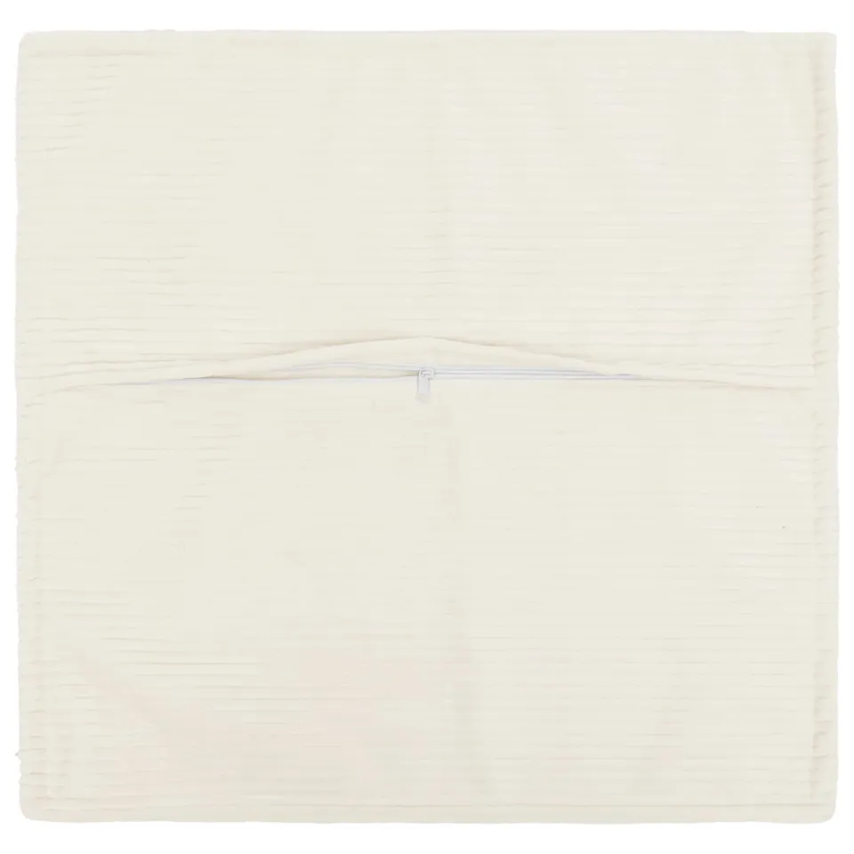 vidaXL Kussensloop 2 st HOUTEN Crèmekleurig 30 x 30 cm corduroy, foto 3