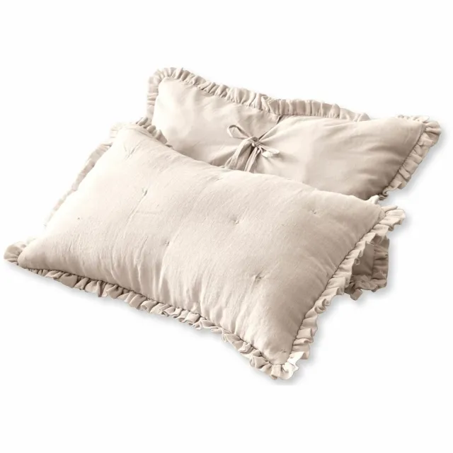 Loberon Kussenhoes set van 2 Iriga roze