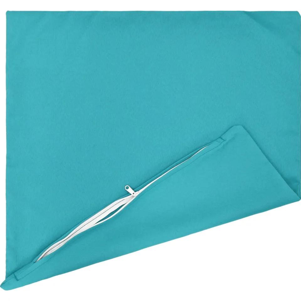 vidaXL Kussensloop 2 st HEERLEN Turquoise 50 x 50 cm Polyester, foto 4