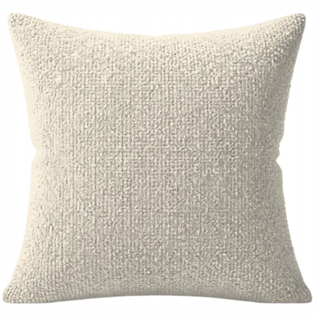 MMO-EURO Martyna Opiełka Decoratieve Kussenhoes Boucle 45x45 cm - Stijlvol & Makkelijk Schoon crème