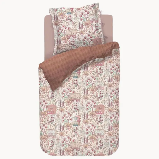 Pip Studio Katoenen perkal dekbedovertrekset Casa Di Pip Wit