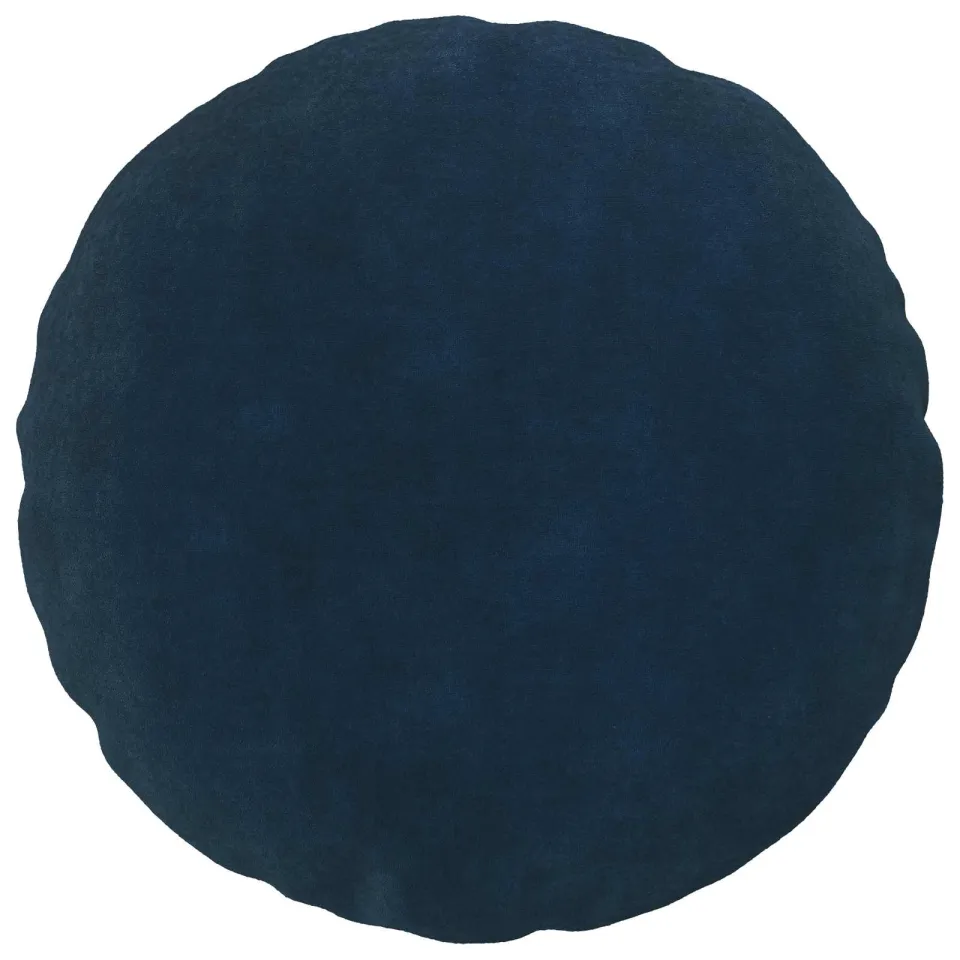 vidaXL Kussensloop 2 st HEERLEN Blauw Dia. 60 cm Microfiber Fleece, foto 2